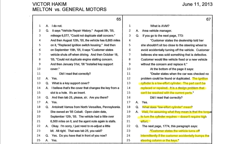 Illustration for article titled Court Docs: A Chevy Cobalt Can Shut Down Without Heavy Keys
